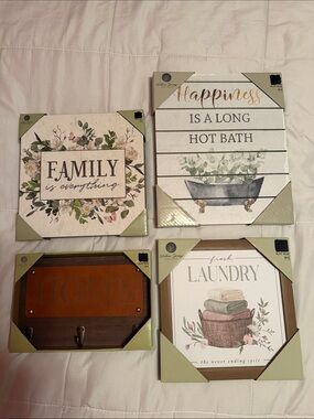 Set of 4 Farmhouse Wall Art *NEW*